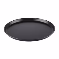 (10 kom) Pleh za pizzu - plavi čelik - Ø 360 mm - Visina: 25 mm - crni premaz
