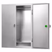 Ruostumattomasta teräksestä kylmähuone - 2100x1200 mm - 3,70 m³