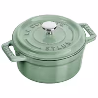 STAUB | Mini Cocotte Round Enamelled Cast Iron Casserole Dish – Ø10 cm - Sage Green