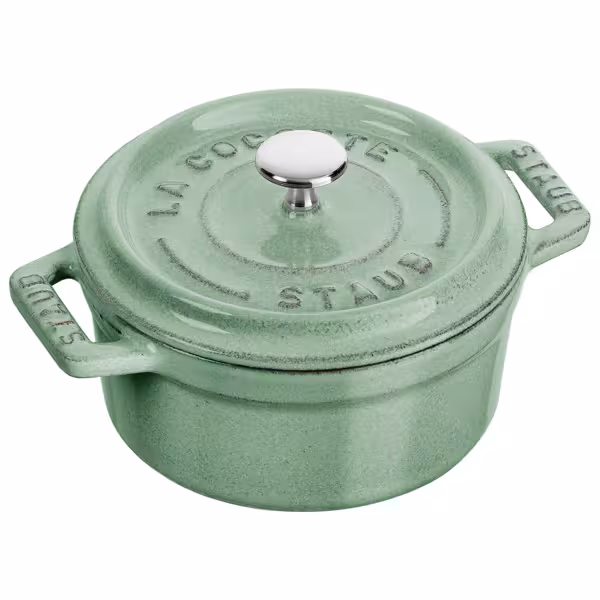 STAUB | LA COCOTTE - Mini Cocotte - Ø 100mm - Gjutjärn - Salvia grön