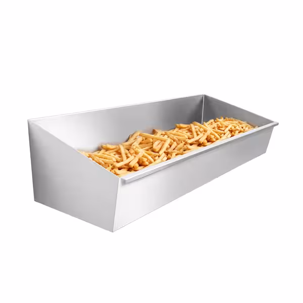 حوض بطاطس مقلية ستانلس ستيل - 800x300mm