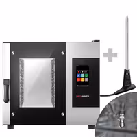 Commercial Electric Combi Oven - Touchscreen Controls - 5x GN 1/1 - incl. Automatic washing system, Core temperature probe, HACCP monitoring & USB