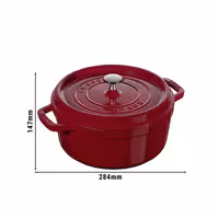 STAUB | LA COCOTTE - Cocotte - Ø 220 mm - Lijevano željezo - Bordo boja