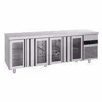 Rashladni pult PREMIUM - 2330x700 mm - Ventilirano hlađenje - s 4 staklena vrata