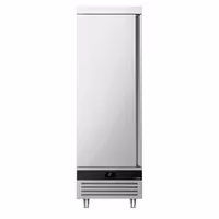 Nerezová chladicí skříň PREMIUM - GN 2/1 - 700 mm - 700 l - až +8 °C - s 1 dveře - Digitální termostat; Samozavírací dveře; Ventilované chlazení; Automatické odmrazování; LED osvětlení
