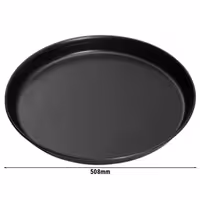 Pleh za pizzu - crni čelik - Ø 510 mm