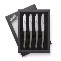 BERKEL | (4 bucăți) - Cuțit pentru friptură - Verde măsliniu - 110mm