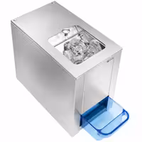 Profesionalna drobilica za led - 3 kg/min - 80 W - uklj. spremnik 1 kg - nehrđajući čelik