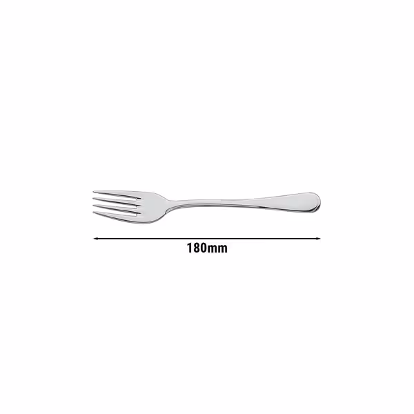 ZWILLING | Dessert Fork – Jessica - 180 mm - 18/10 stainless steel - polished silver - well-formed tines