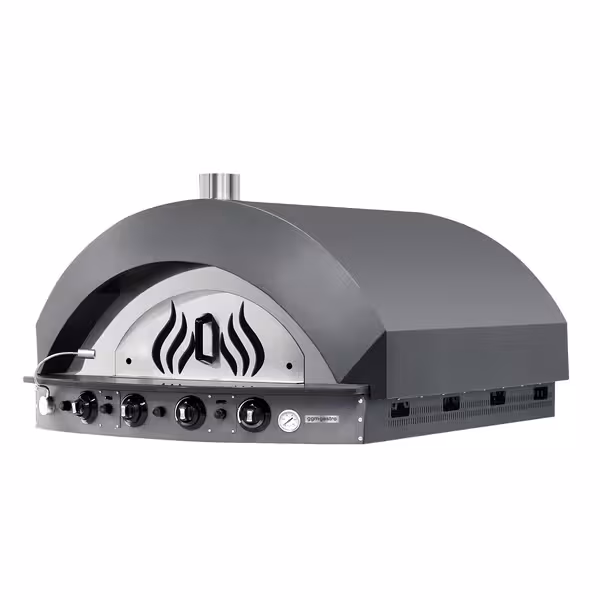 Gas Deck Pizza Oven - Single Deck - 9 x Ø30cm - Mechanical Controls - Anthracite - up to 400°C