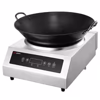 Wok de inducción - 3,5 kW - 1 zonas - Ø 460mm - sobremesa - incl. wok