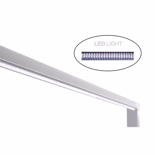 Rasvjetni set za zaštitno staklo - 2100 mm - za BA216, WA216, KA216, PA216 & EA216 - 28 W