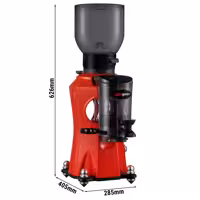 Kahve Değirmeni - 2kg - 45dB - Dozaj Hazneli - Kırmızı
