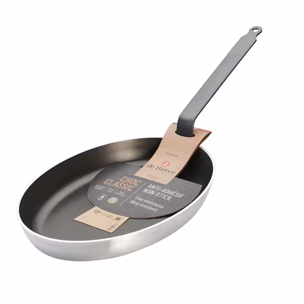 (3 adet) DE BUYER | CHOC CLASSIC - Balık tavası - 360x260mm - oval