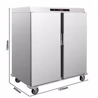 Carro de banquetes PREMIUM - aquecido - 20x GN 2/1 ou 40x GN 1/1 - Digital