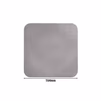 (6 adet) SELTMANN WEIDEN | Coupe tabak - düz kare - 165x165 mm - Gri