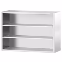خزانة حائط ستانلس ستيل PREMIUM - 1600x400mm - بدون باب انزلاقي - ارتفاع 1000 mm