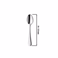 (12 pcs) Dessert spoon Mila - 18/10 stainless steel - 151mm