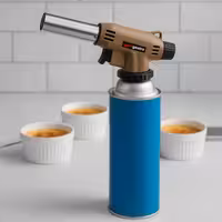 Kitchen Blowtorch / Chef's Blowtorch - Adjustable Flame - Grey