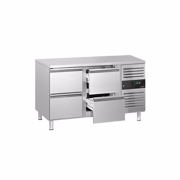 Külmtöölaud ECO - 1360x700 mm - 282 l - ventileeritud jahutus