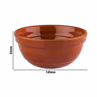 (6 adet) Tatlı / Salata Kasesi - EMMA - Melamin - 0,5L - yuvarlak - Ø140mm - Derinlik:65mm - Kırmızı