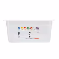 (6 komada) CAMBRO | SafeTrak – GN 1/1 polipropilenski spremnik – neprozirni – Visina: 150 mm