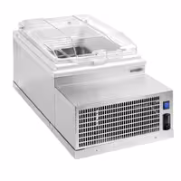 Countertop Ice Cream Display Freezer - 495mm - Static cooling - for 2 x 5 litres Napoli pans