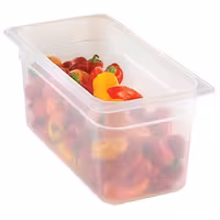 (6 szt.) CAMBRO | Pojemnik GN 1/3 – polipropylen – wysokość: 150 mm – mleczny