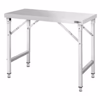 inox radni stol - sklopivi - 1200x600 mm