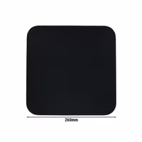(6 adet) SELTMANN WEIDEN | Coupe tabak - düz kare - 260x260 mm - Siyah