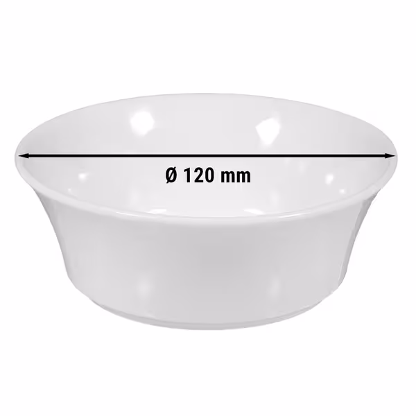 (6 adet) SELTMANN WEIDEN | Tatlı Kasesi - Ø 120mm - Beyaz/Sade