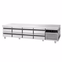 Külmsahtlikapp PREMIUM +2…+8 °C - 2400 mm - 310 l - 8 sahtlit - 8x GN 1/1