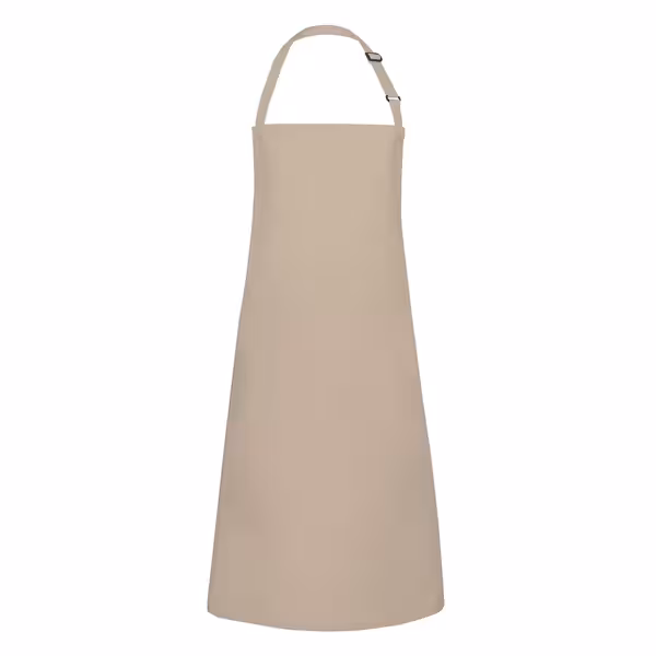KARLOWSKY | Bib Apron Basic – Sand - 750×900 mm - Adjustable Neck Strap