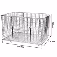 Košara za fritezu - 24 l | 310x360x240 mm - nehrđajući čelik | profesionalni - za visokotlačne friteze - kompatibilno s EHFMY491 i EHFDY491