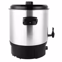 Profesionalno kuhalo za vodu i kuhano vino - 27 l - 2,0 kW - inox - sa slavinom za točenje i Timerom