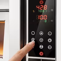 Electric Deck Pizza Oven Power - Single Deck - Refractory Stone Deck - 6 x Ø 34cm (13.4") - Digital Controls - up to 450°C - incl. Hood & Base frame