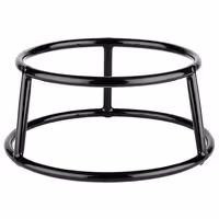 Açık Büfe Teşhir Standı - MULTI ROUND - Metal - Siyah - köşeli - 180x180x80mm