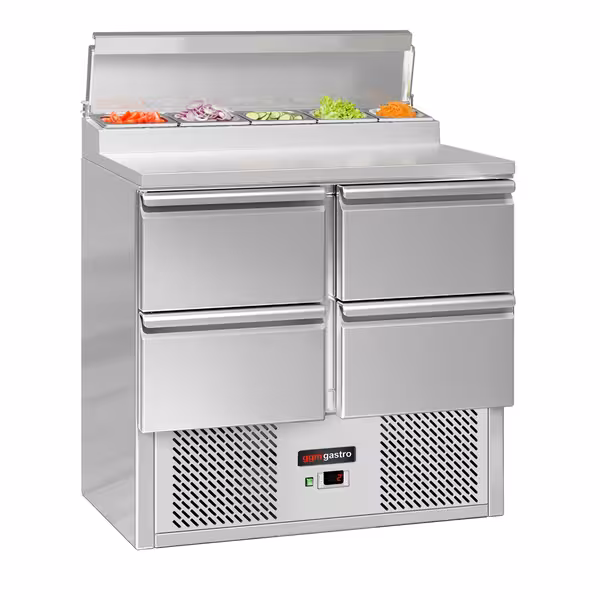 Pripremni rashladni pult Mini ECO - 900x700 mm - 4 ladice - za 5x GN 1/6