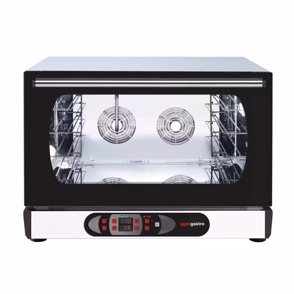 Electric Compact Convection Oven with Steam Injection - Digital Controls - 4x GN 1/1 or 4x 600x400mm (EN 60x40)