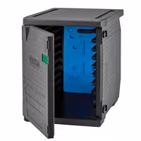 CAMBRO | CAM GOBOX® - Unos sa prednje strane - EN 600x400 - Sa 9 vodilica - Crna boja