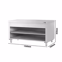 KOPENHAGEN Radni ormarić – 1560 mm – Nehrđajući čelik