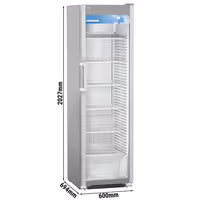 LIEBHERR | Commercial Beverage Display Fridge PREMIUM – 422 L - 1 Glass Door - +2 to +12 °C