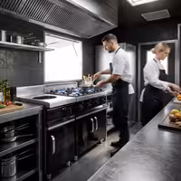 Wok a induzione (da banco) - 3,5kW - 1 zona di cottura - Ø 300mm