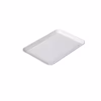 Taca prezentacyjna – prostokątna – tworzywo sztuczne – 240 x 180 x 15 mm – biała