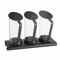WMF | Commercial Buffet Cereal & Juice Dispenser Set – Dishwasher Safe - Black