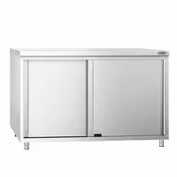 خزانة قاعدية ستانلس ستيل KOPENHAGEN PREMIUM - 1200x800mm - أبواب منزلقة