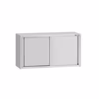 خزانة حائط ستانلس ستيل ECO - 1200x400mm - مع باب انزلاقي - ارتفاع 650 mm