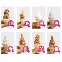 Commercial Soft Serve Ice Cream Machine - 16L/h - 1.15kW - Touchscreen - Countertop - Pre-Cooling