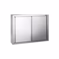 خزانة حائط ستانلس ستيل PREMIUM - 1000x400mm - مع باب انزلاقي - ارتفاع 1000 mm