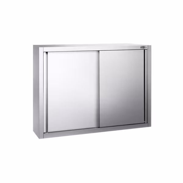 خزانة حائط ستانلس ستيل PREMIUM - 1000x400mm - مع باب انزلاقي - ارتفاع 1000 mm